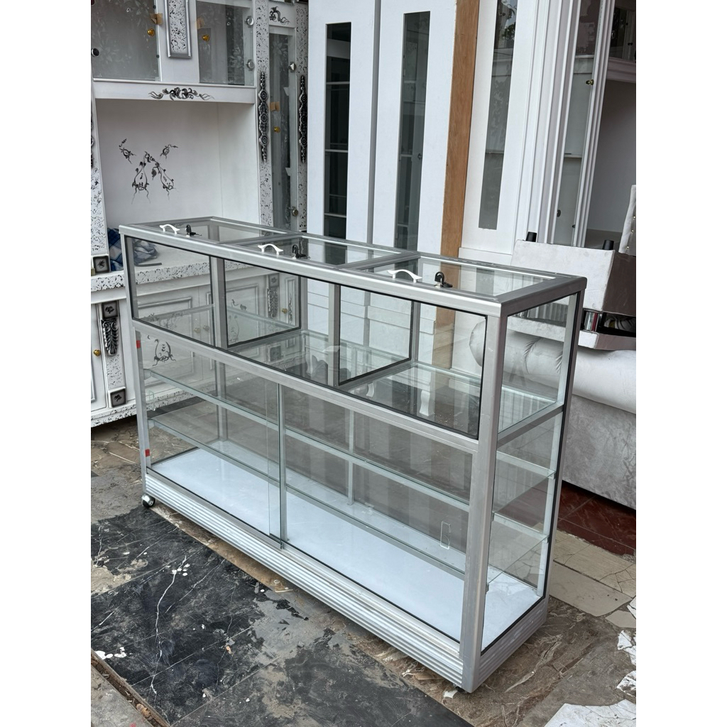 Etalase Beras 1,5 Meter / etalase beras 2, meter / etalase beras 1 meter