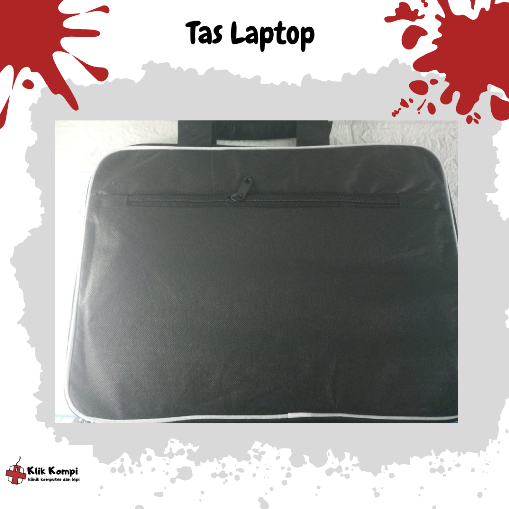 Tas Laptop 14 Inch Waterproof – Sleeve Softcase Deoji-A Busa Tebal Jahitan Konveksi