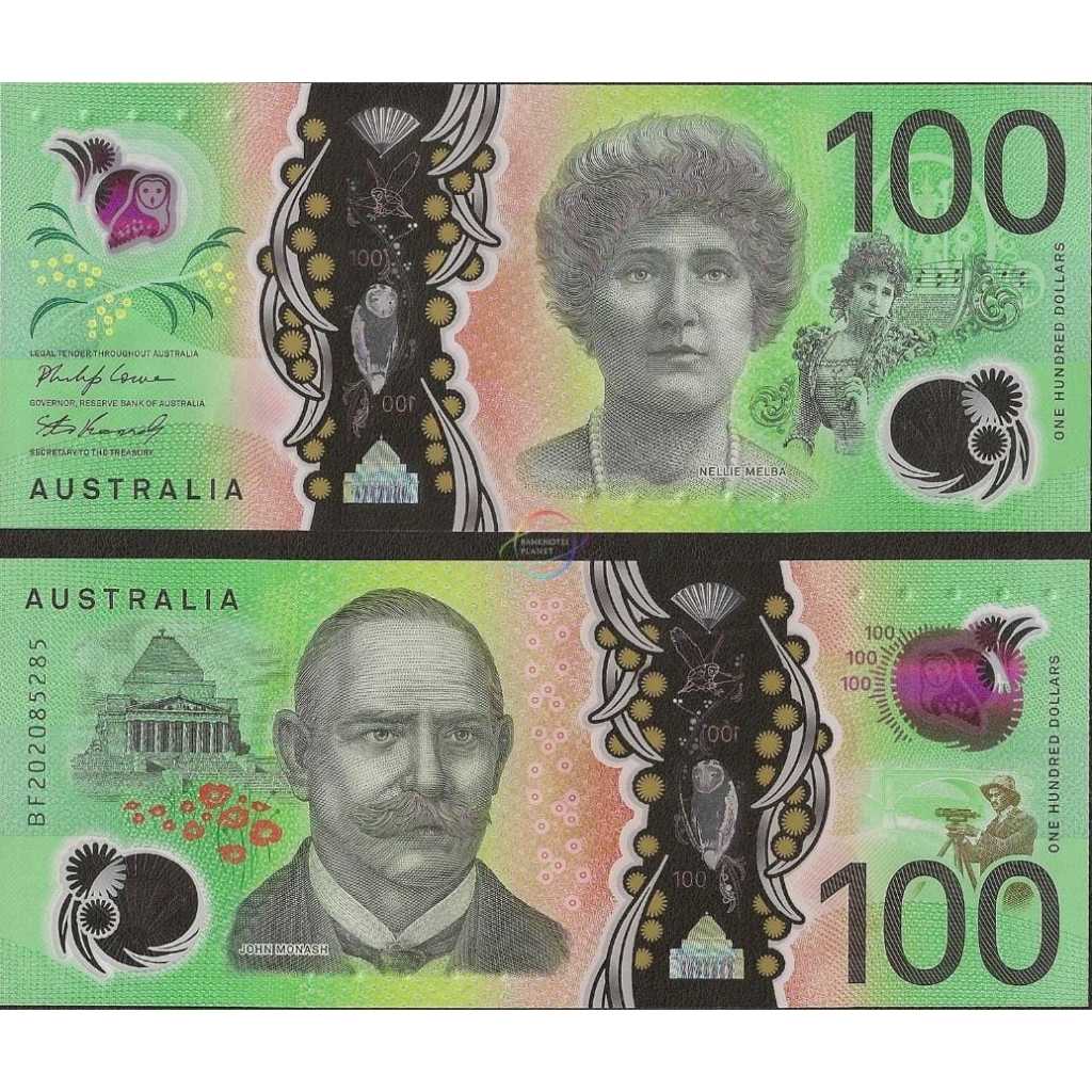 Australia 100 Dollar "Next Gen Series" UNC-Original 100% __polymer__