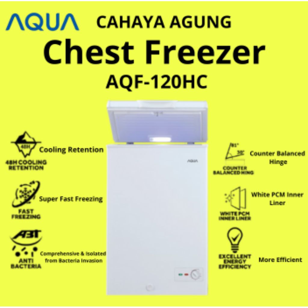 AQUA Freezer Box Chest Freezer AQF-120HC