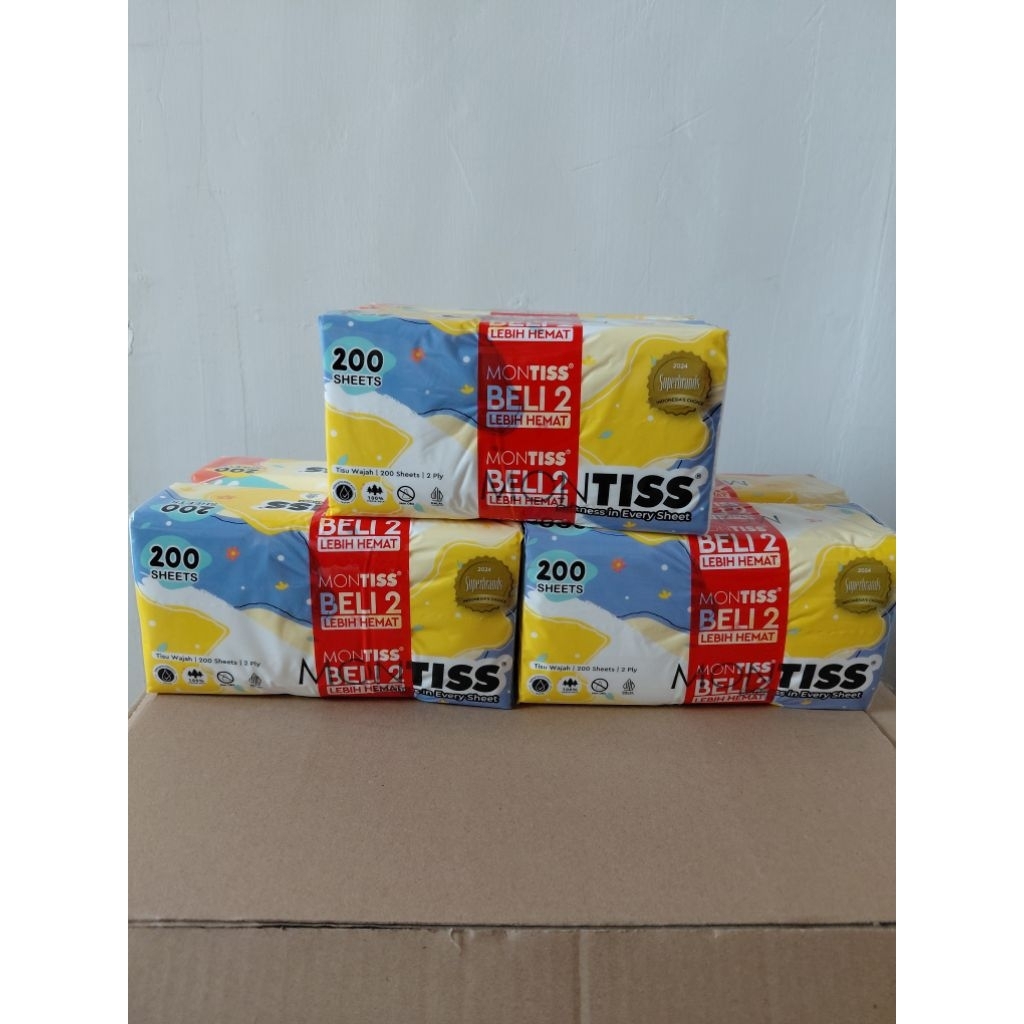 Montiss tissue banded 200sheet
