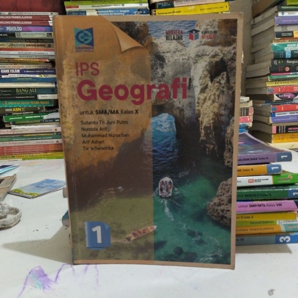 buku IPS Geografi SMA kelas 1-10 penerbit Grafindo
