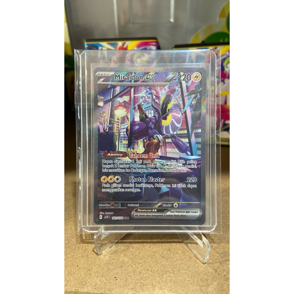 Miraidon ex SAR Kartu Pokemon Indonesia Scarlet Violet