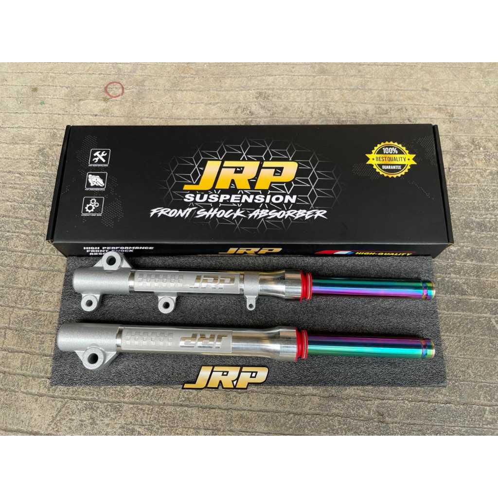Shock Depan + Tabung JRP Shock Depan Mio / Mio Sporty/ Beat/ Vario/ Sccopy / Shock AS Rainbow Gold B