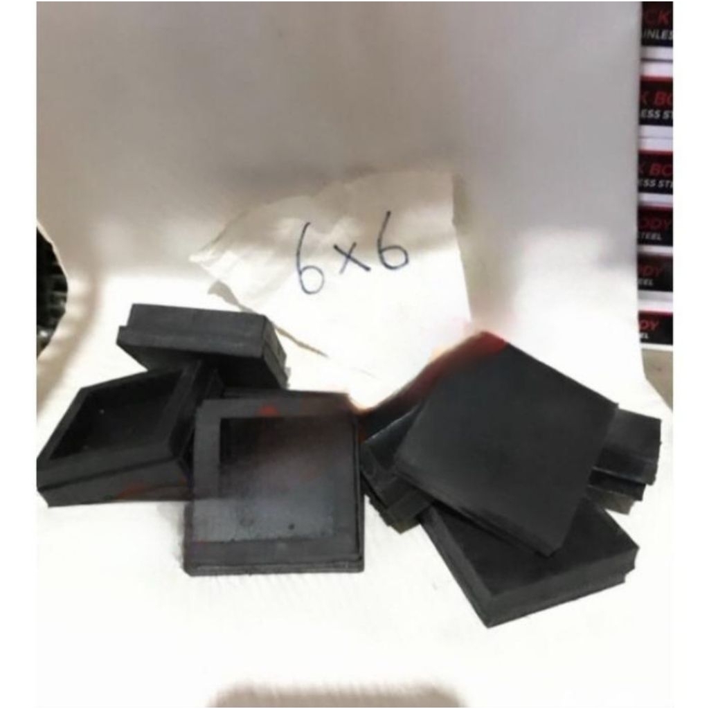 Kaki Karet 6x6 Kotak Besi Hollow Aluminium 6 x 6