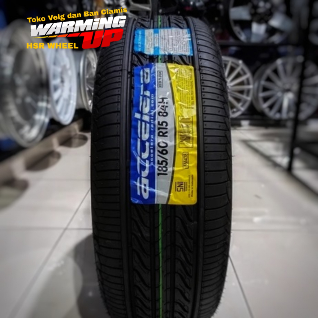 Ban Mobil Agya Ukuran 185 60 Ring 15 ACCELERA ECOPLUSH TUBELES BARU