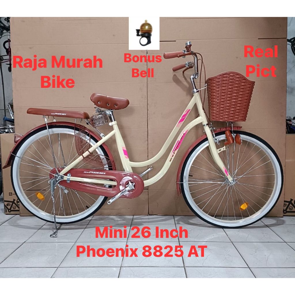 Sepeda Perempuan Mini Phoenix 8825 AT 26 Inch Sepeda Mini 26 Inch Phoenix Sepeda Phoenix Keranjang