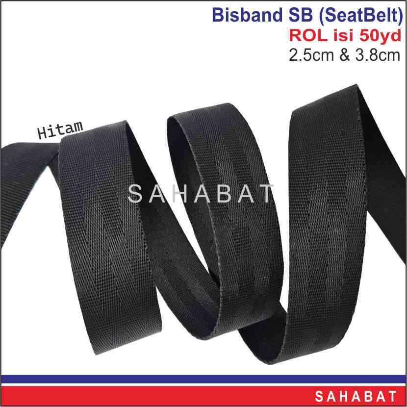 Tali Bisband SB 2.5cm / Bisband Seat Belt ROL / Webbing Tas