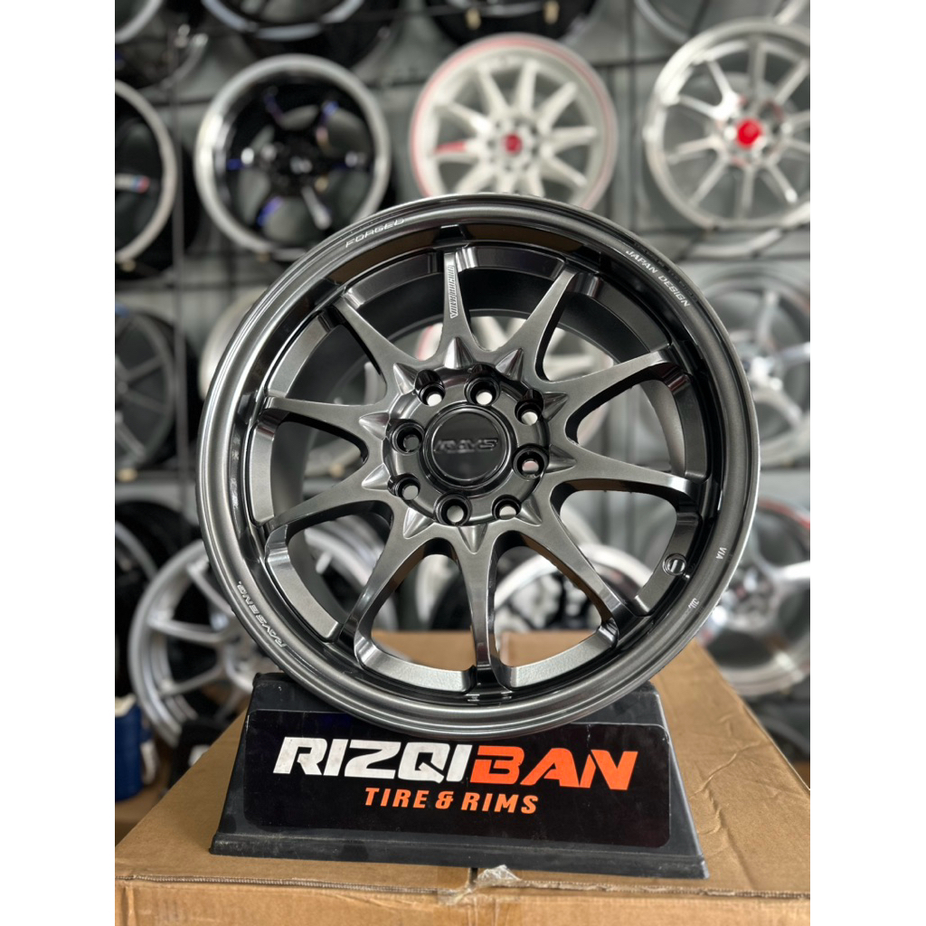 velg ce28 r15 hyper black lebar 6,5 kondisi baru