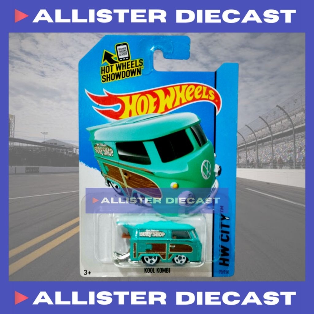 Hot Wheels Kool Kombi HW City ALLISTER DIECAST Hot Wheels Kool Kombi Surf Shop Hot Wheels Kool Kombi