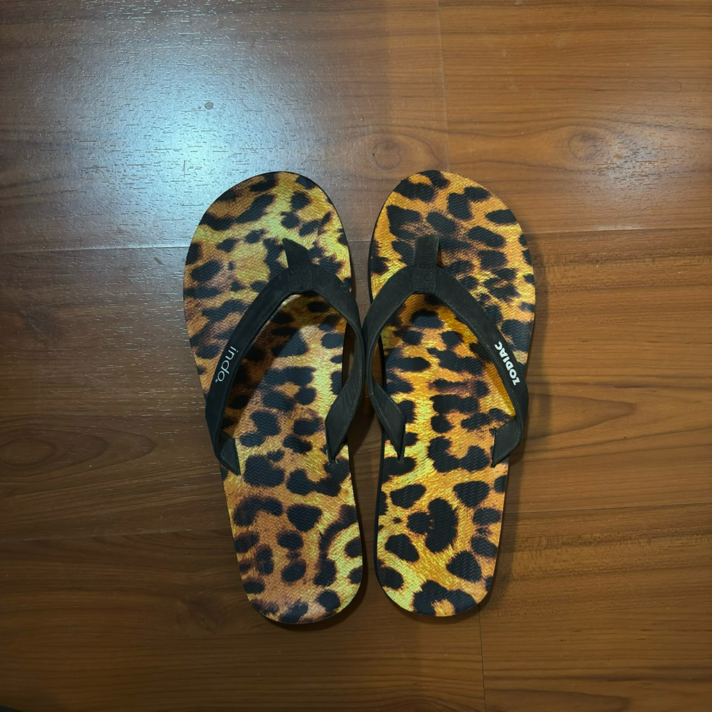 Zodiac x Indosole leopard sandal