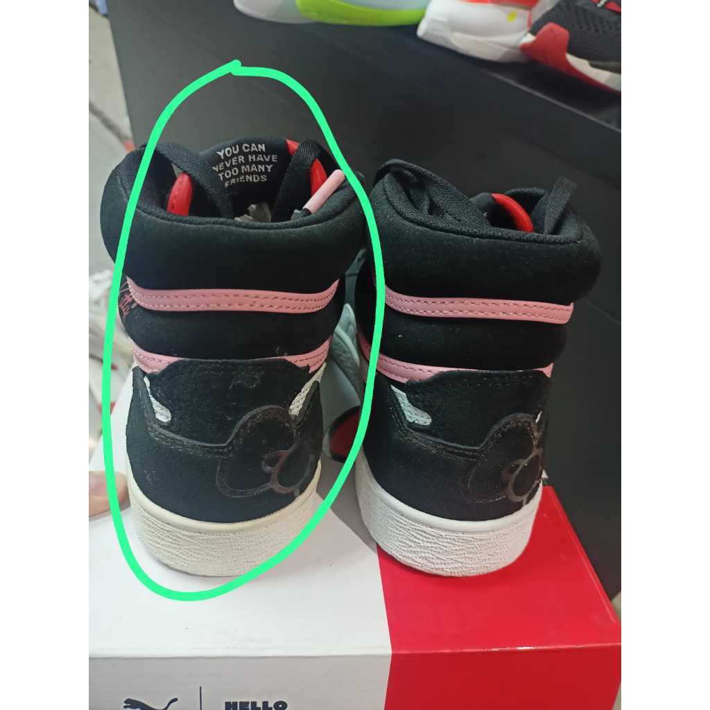 BARANG BARU EX DISPLAY  PUMA x HELLO KITTY Ralph Sampson Mid Women’s Sneakers 37273301 size 4 / 37