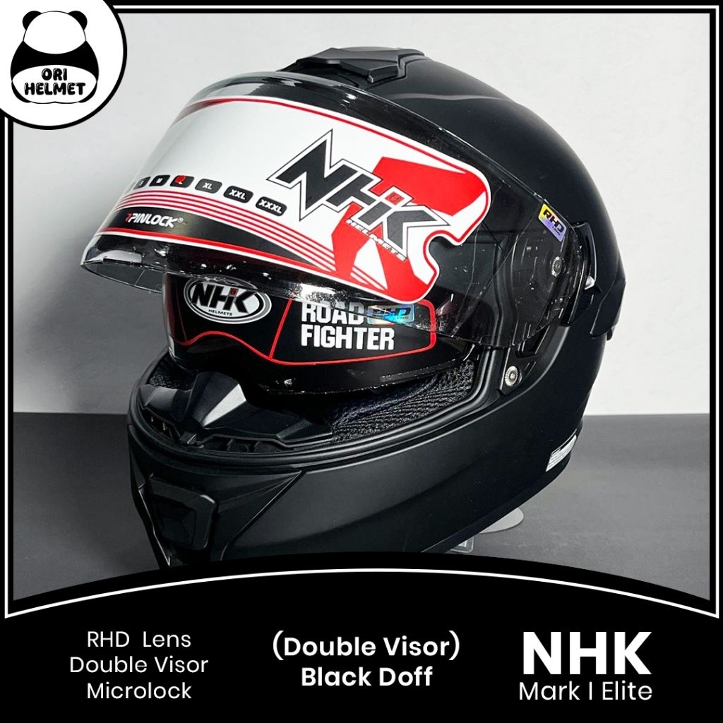 Helm full face NHK Mark 1 Double Visor