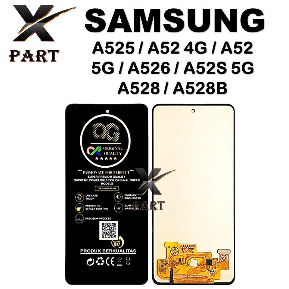 LCD TOUCHSREEN SAMSUNG GALAXY A525 / A52 4G / A52  5G / A526 / A52S 5G / A528 / A528B COMPLETE FULLS