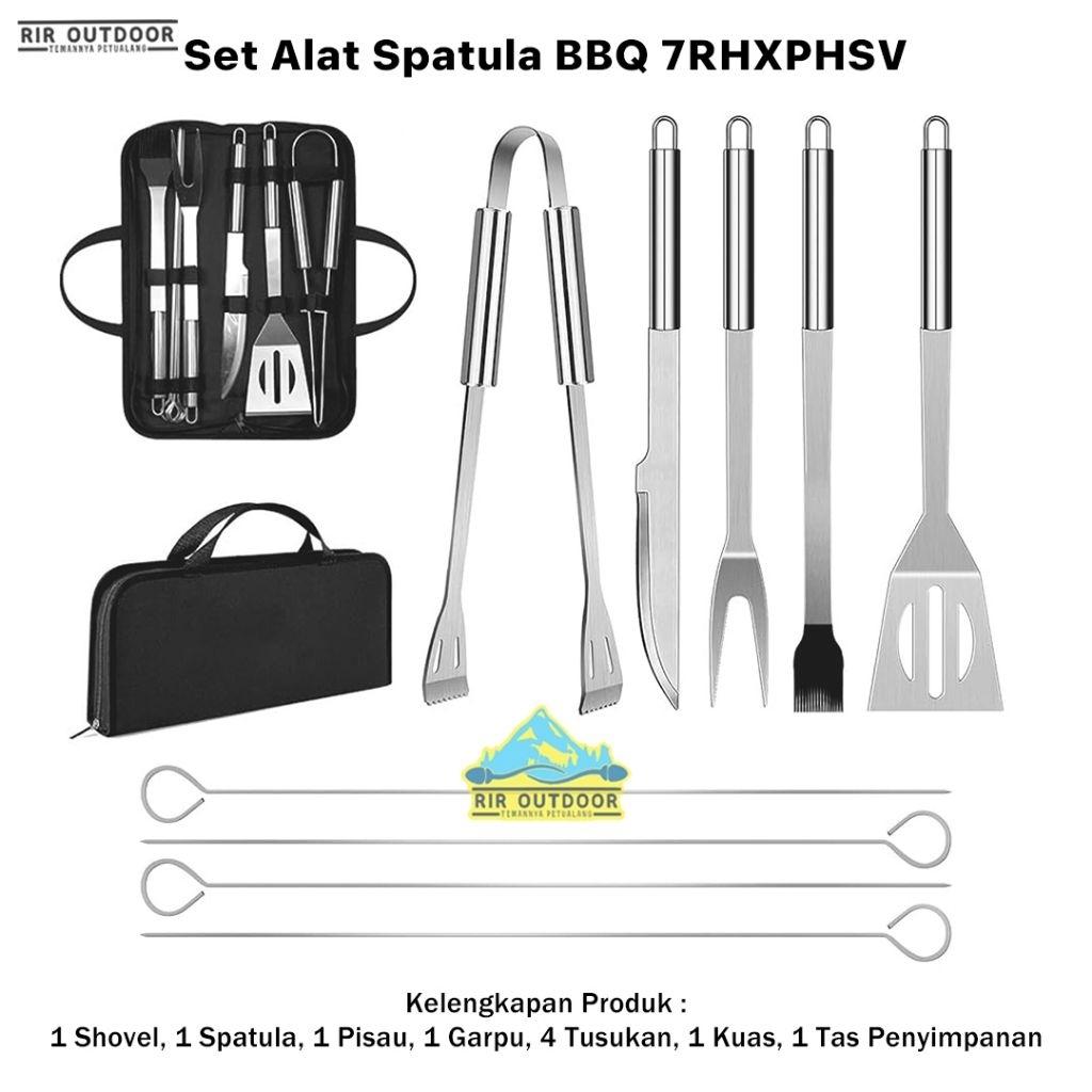 Set Alat Spatula BBQ 7RHXPHSV SET ALAT MASAK LENGKAP