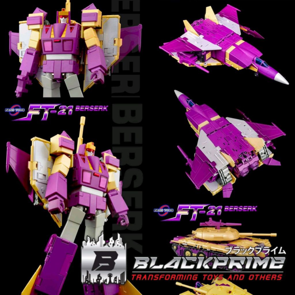 Fanstoys FT-21 Berserk Transformers Blitzwing MP Fans toys Blitzwing action figure