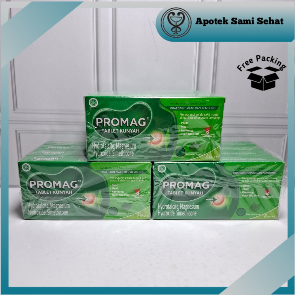 12 Box PROMAG isi 3 blister @30 Tablet (per box)