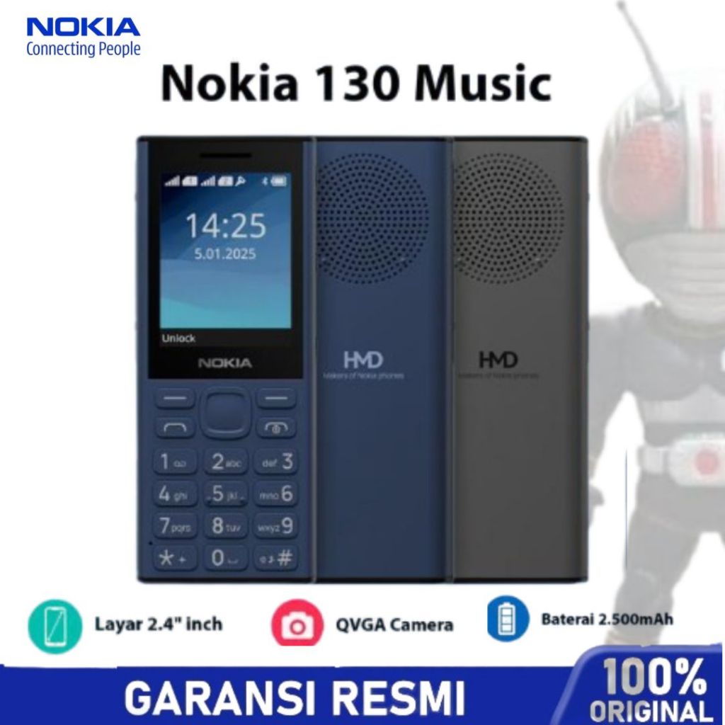 NOKIA 130 MUSIC ORIGINAL GARANSI RESMI