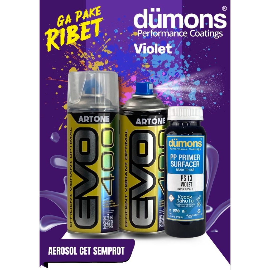 PP PRIMER SURFACER Aerosol (Artone EVO 400) Violet