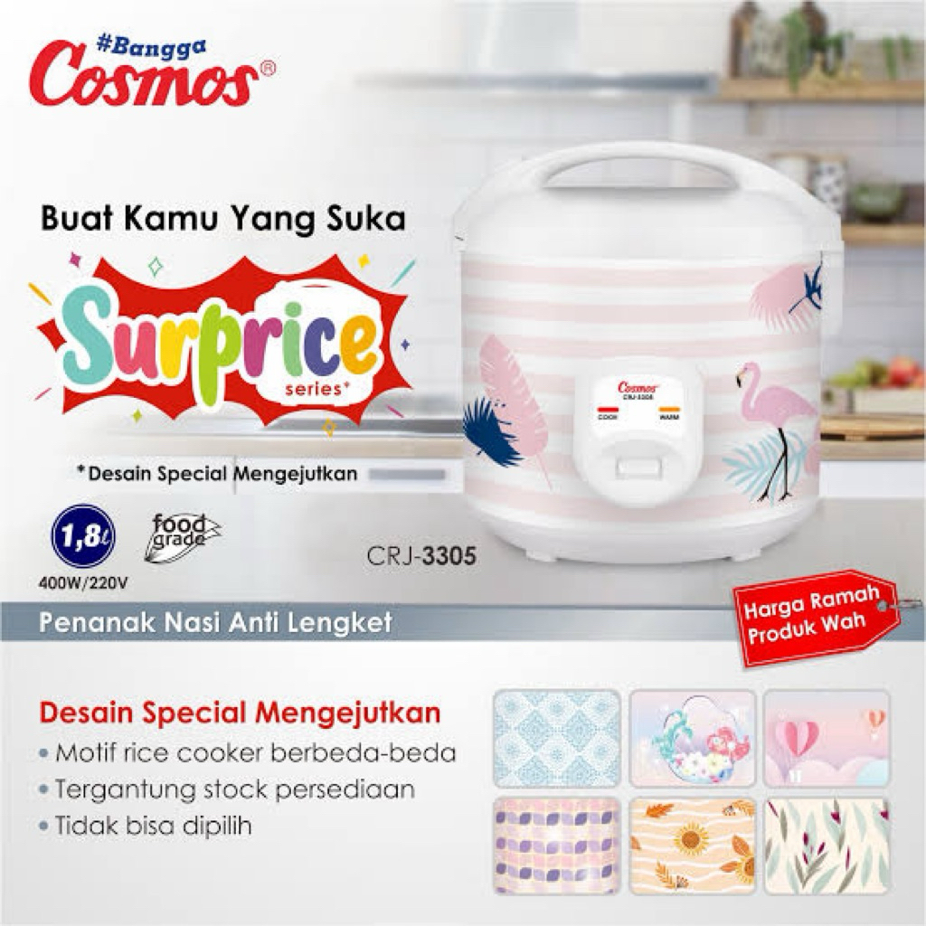 Cosmos Magic Com CRJ 3305 Rice Cooker 1,8 L