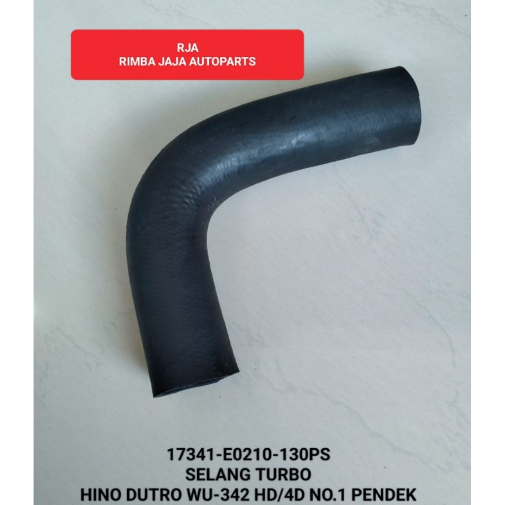SELANG TURBO AIR HOSE UNTUK MOBIL HINO DUTRO WU-342 HD/4D NO.1 PENDEK (ID.45MM OD.56MM)(PANJANG 26CM