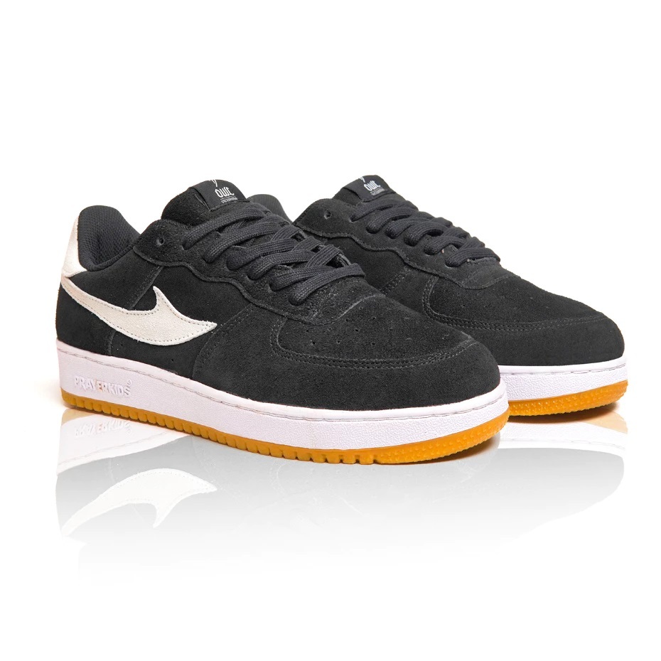 Prayer kids - Sepatu Sneakers Pria Wanita Owl x Ora Black White Murah - Unisex Original