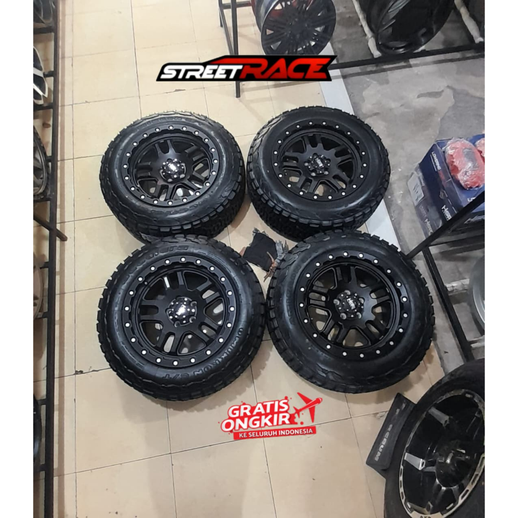 VELG OFFROAD R17 HSR BORUTO 5537 COCOK UNTUK RUSH TERIOS INNOVA XPANDER