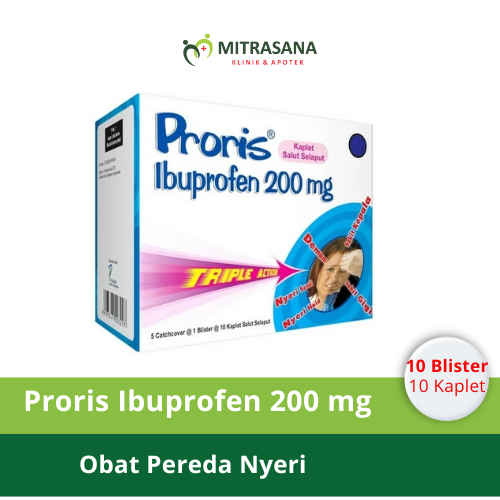Proris Ibuprofen 200 mg - Meredakan Nyeri