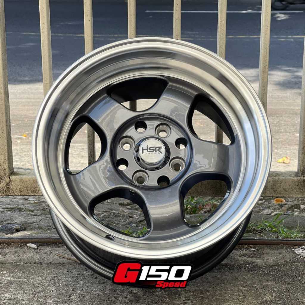 VELG HSR ORIGINAL RING 15 MODEL CELONG LEBAR BELAKANG PCD 4X100 4X114,3