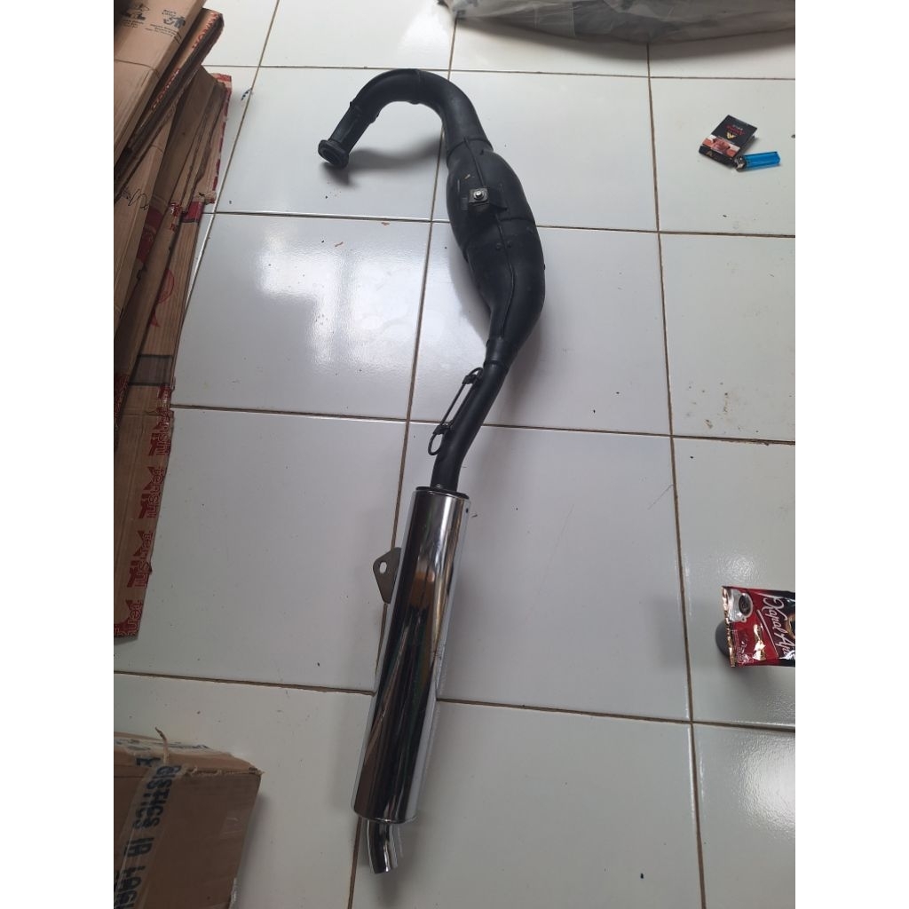 knalpot snapot kawasaki ninja rr original full catalis