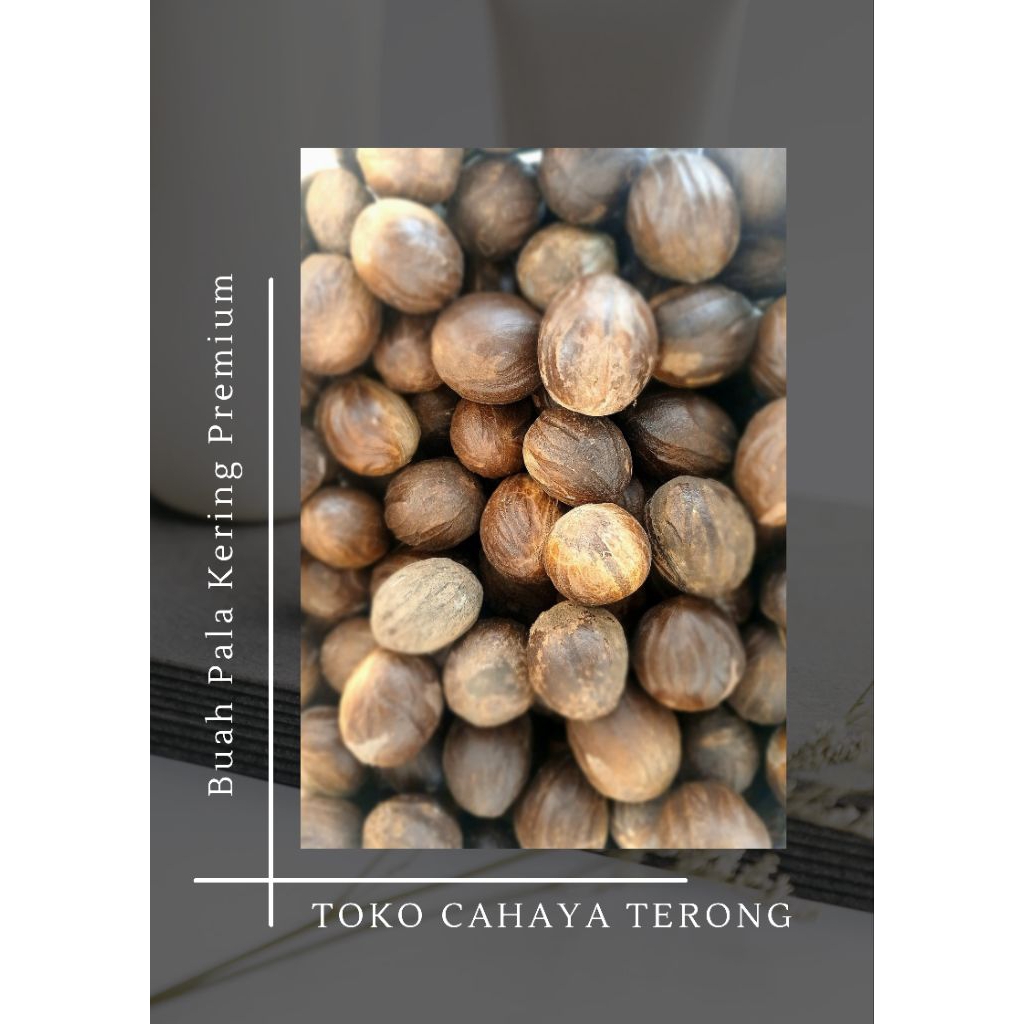 Buah Pala Bulat / Pala Kering