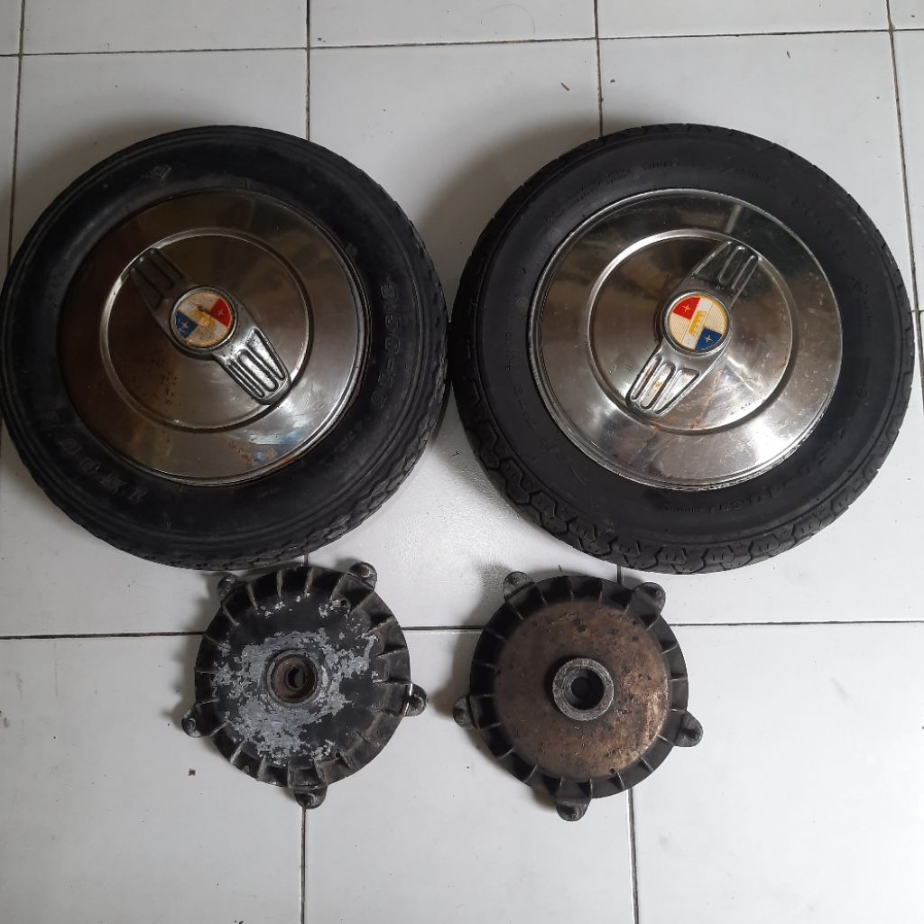 Velg set vespa tromol vespa ring 10 kaki set vespa super sprint px ps excel exlusive ring 10