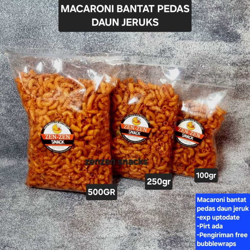MACARONI / MAKARONI / MAKRONI  BANTAT PEDAS DAUN JERUK KILOAN