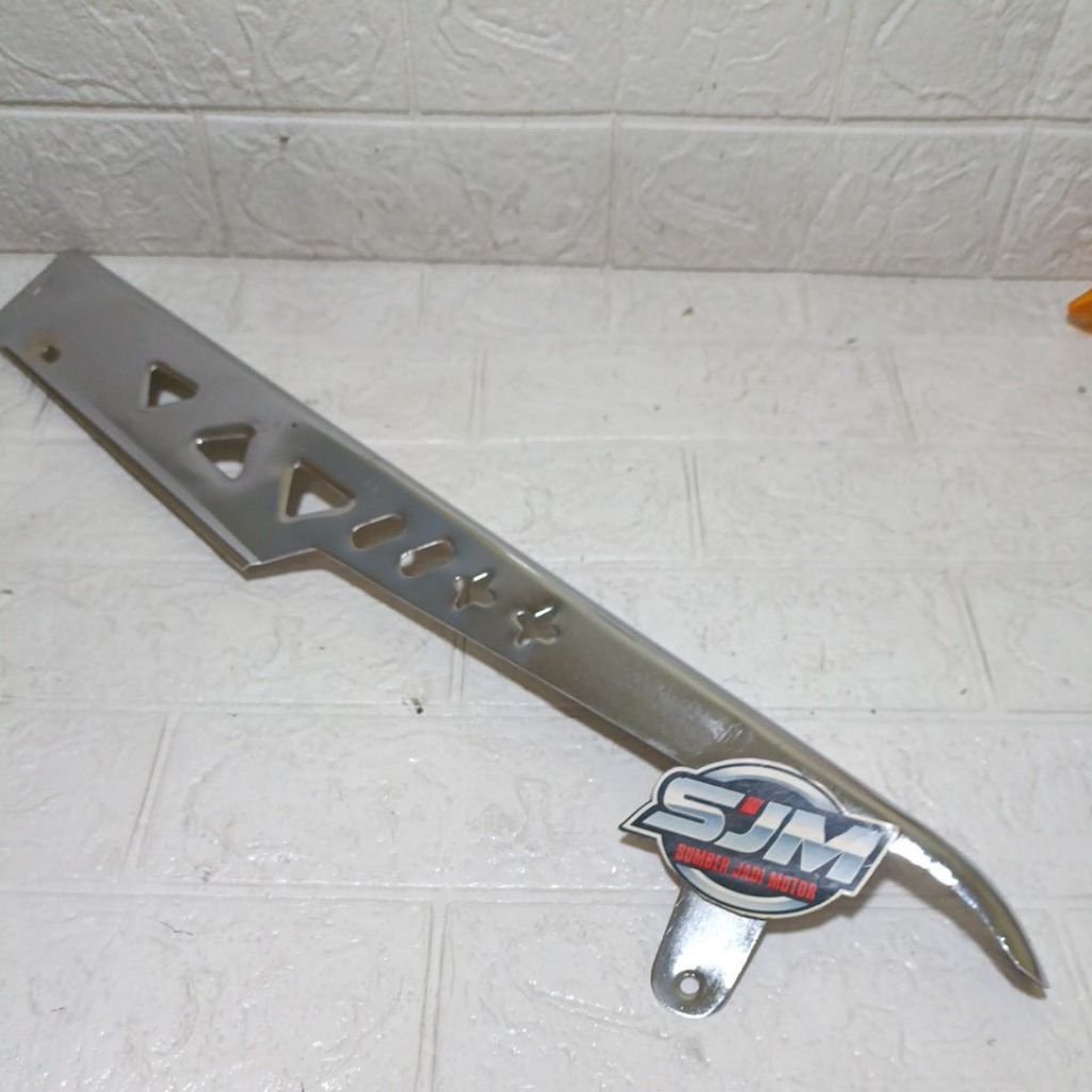 tutup rantai rante ketengkas yamaha rxs rx k arm bulat krom tebal rx spesial