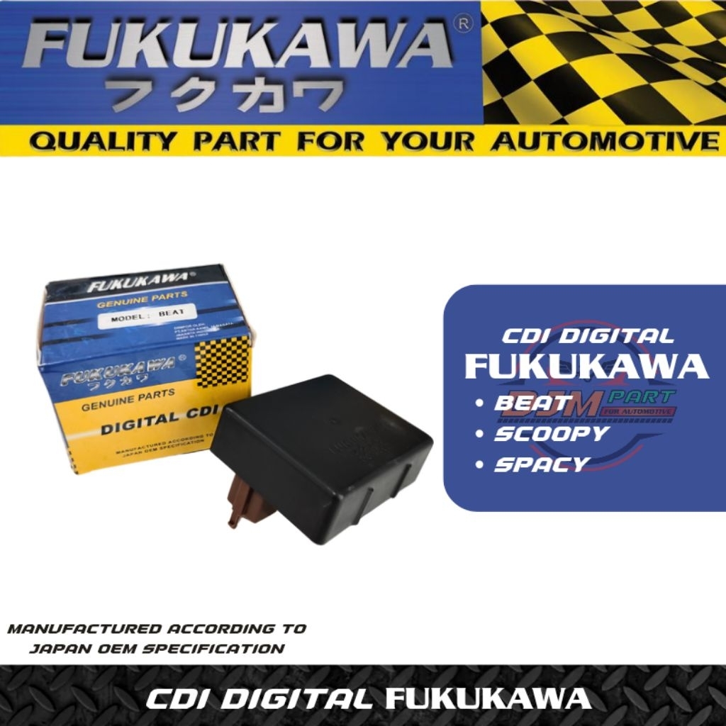 Cdi Digital Honda Beat Scoopy Spacy Karbu Original Fukukawa