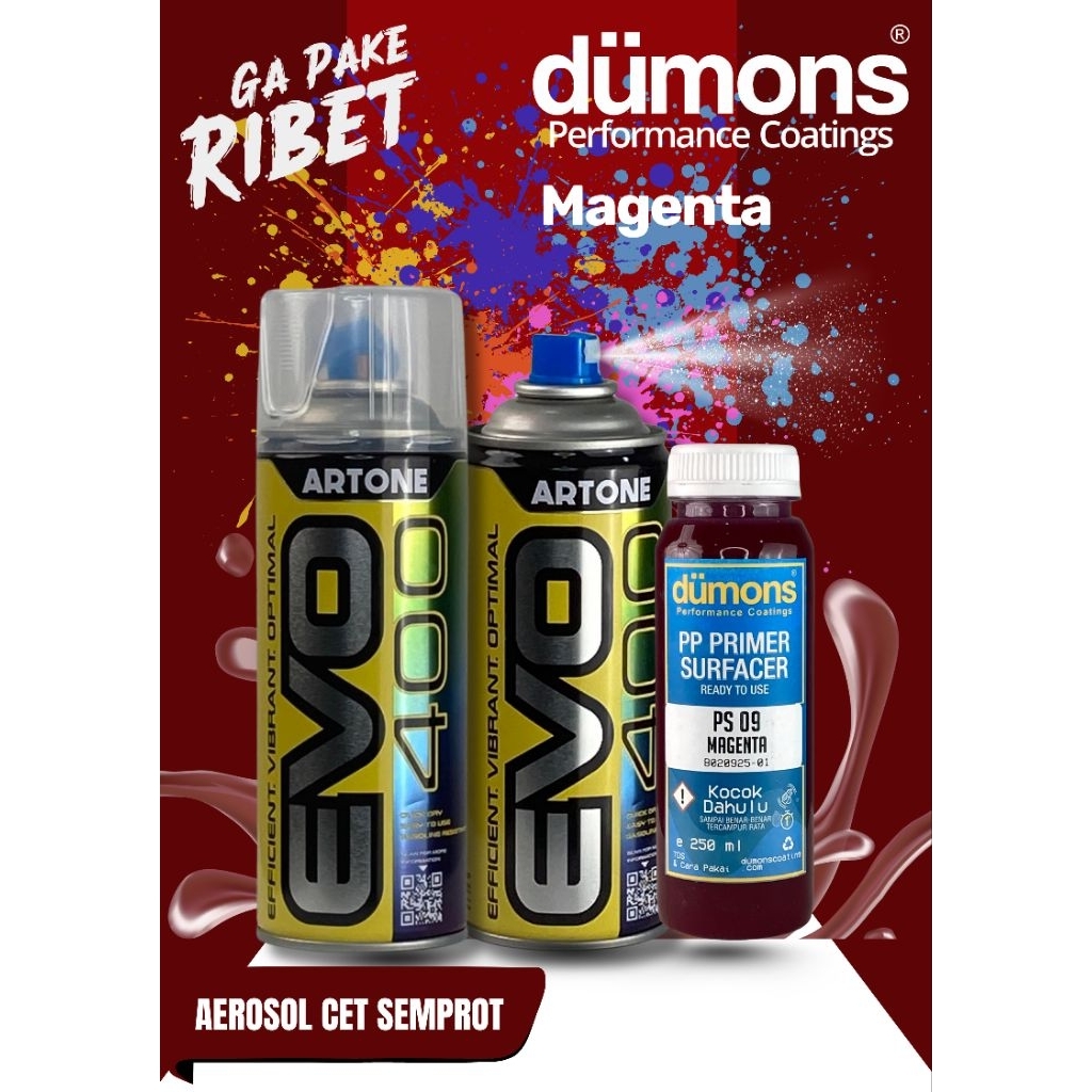 PP PRIMER SURFACER Aerosol (Artone EVO 400) Magenta