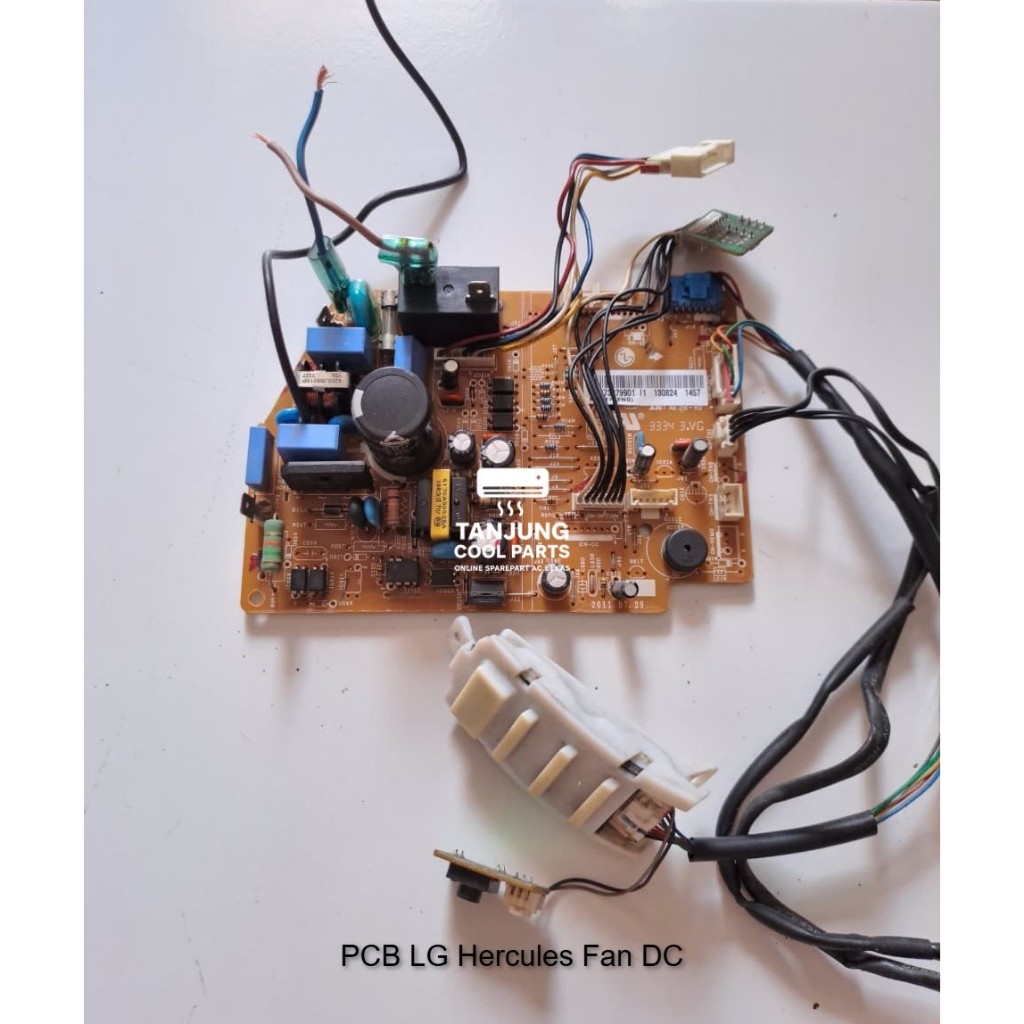 (FAN KABEL DC) PCB MODUL AC HERCULES MINI FAN ARUS DC LENGKAP SENSOR + TERMIS