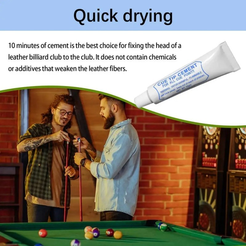 10G Gel Super Cue Tip Billiard Universal Lem Cue Tip Lem Tip Billiard Lem Tip Cue Billiard Co