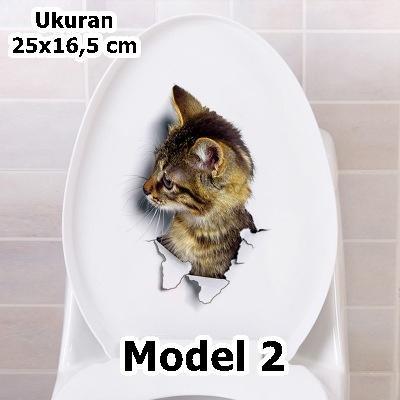 Stiker Dinding Kucing 3D Wall Sticker Tembok Motif Kucing Lucu seperti nyata DekorasiGemoy Hiasan Te