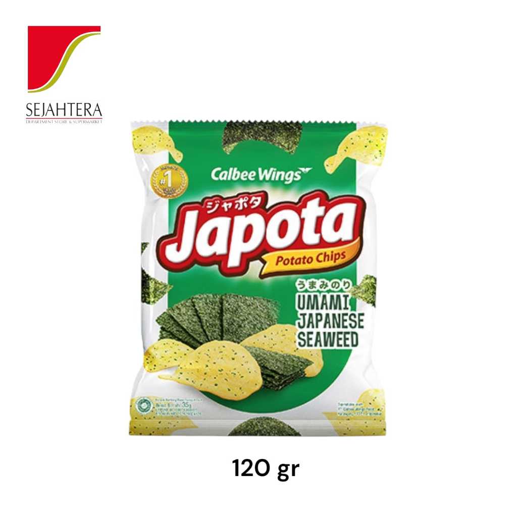 JAPOTA POTATO CHIPS SEAWEED 120gr