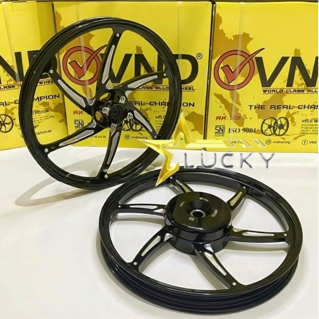 VELG VND SIX STAR V2 RING 17 BEAT/SCOPPY/GENIO/VARIO 110/VARIO 125/VARIO 150/VARIO KZR/VARIO 160 CBS