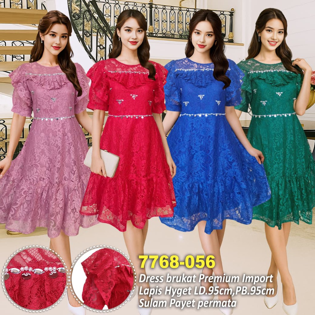 COD BAJU NATAL BAJU PESTA 7768