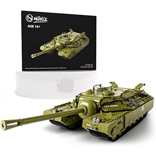 Nifeliz T28 Super Heavy Tank Model Toy for Adults, Collectible Military Building