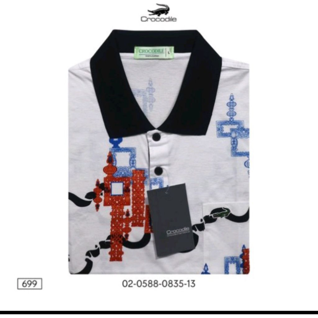 baju kerah crocodile