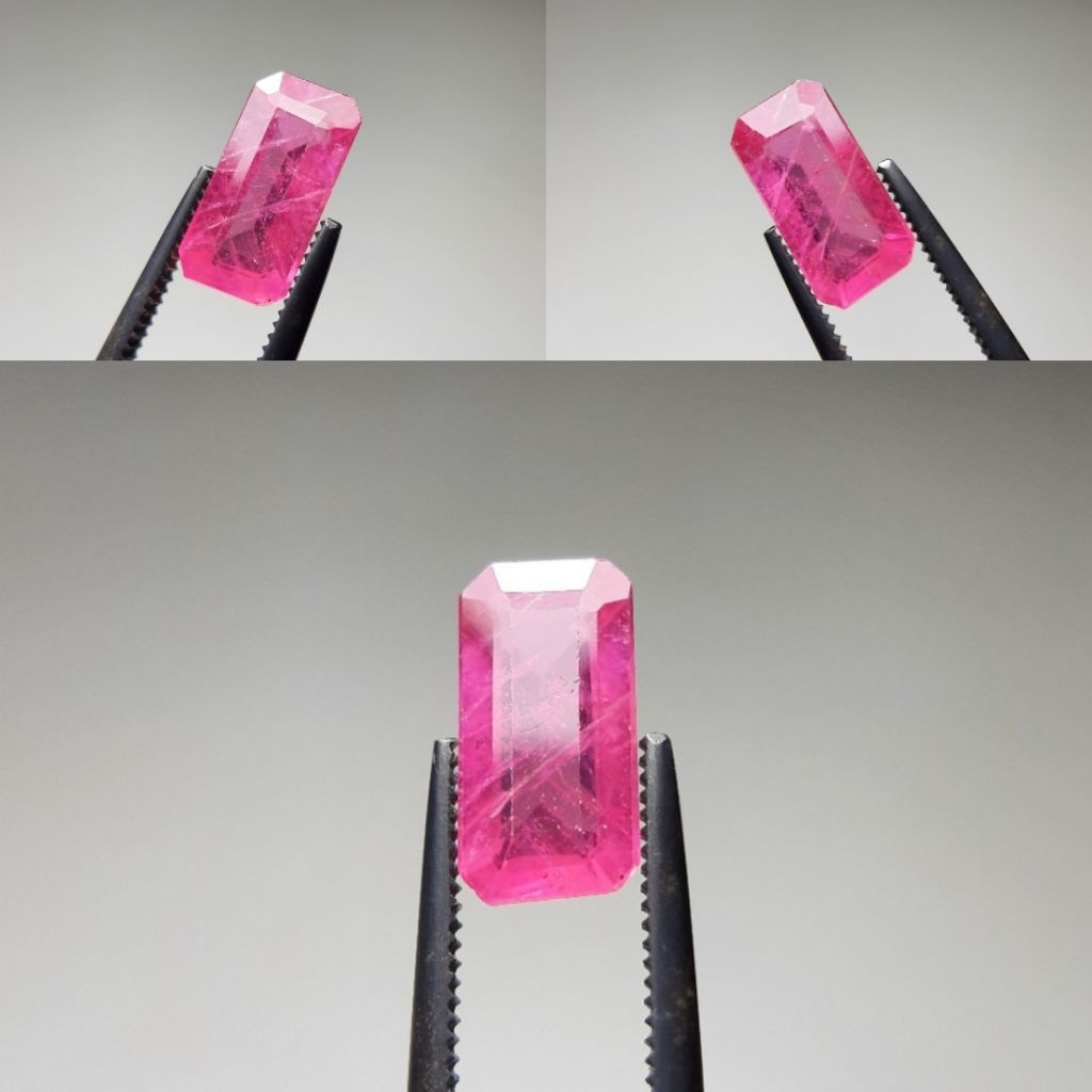 Natural Ruby Batu Ruby Warna Pinkish Red Bukan Pink Sapphire Safir Atau Spinel Tanzanite Emerald Top