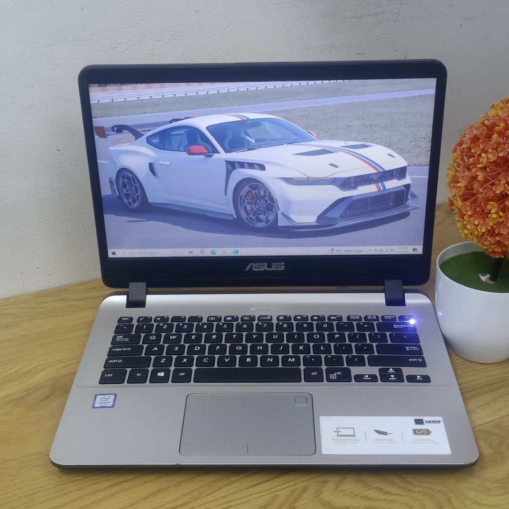 Laptop Second ASUS A407UA Intel Core i3 Gen 7 Ram4GB/Ssd 256GB Murahh