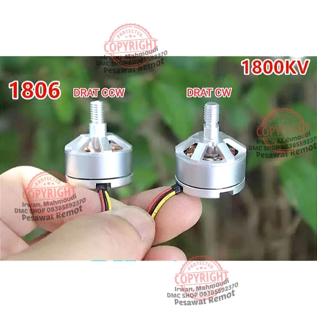 Motor Brushless 1806 KV1800 2s 3s Subtitusi MJX