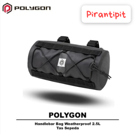 HANDLEBAR BAG POLYGON TAS SEPEDA MTB ROAD BIKE SELI TOURING GRAVEL / Polygon Handlebar Bag Weatherpr