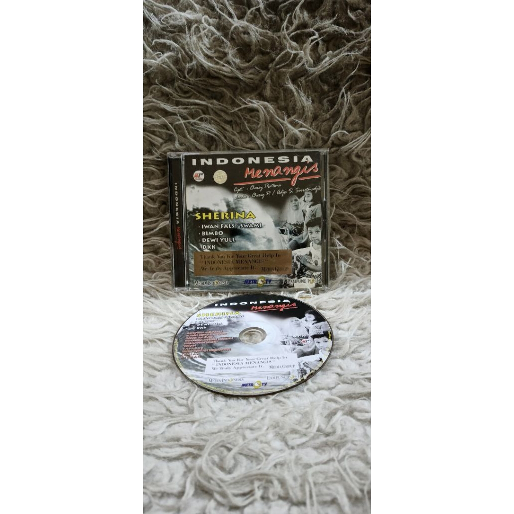 indonesia menangis kaset cd