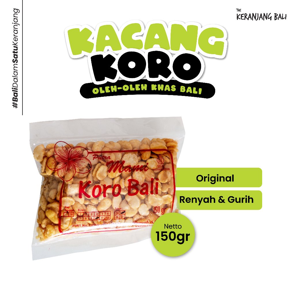 KACANG KORO ORIGINAL MAMI - OLEH-OLEH KHAS BALI